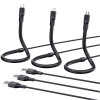 Кабель USB XO NB195 Type-C 2.4A 1.2м black