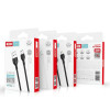 Кабель USB XO NB200 2.1A Quick Charge Type-C 1m прогумований black