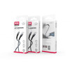 Кабель USB XO NB209 2.4A Lightning тканинний black