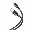 Кабель USB XO NB212 2.1A Lightning прогумований black