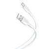 Кабель USB XO NB212 2.1A Micro прогумований white