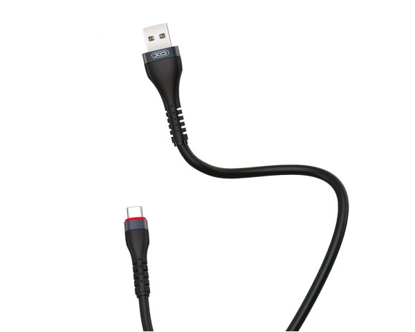 Кабель USB XO NB213 Type-C 2.4A black