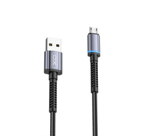 Кабель USB XO NB215 2.4A Intelligent Micro black