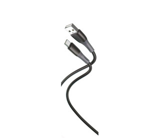 Кабель USB XO NB225 Type-C м'який силіконовий black