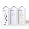 Кабель USB XO NB251 6A Quick Charge Lightning 1m силіконовий white