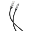 Кабель USB XO NB251 6A Quick Charge Type-C 1m силіконовий black