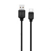 Кабель USB XO NB36 2.1A Quick Charge Micro прогумований black