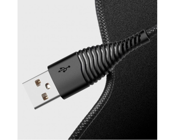 Кабель USB XO NB48 2.1A Micro прогумований black