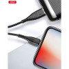 Кабель USB XO NB48 2.1A Micro прогумований black