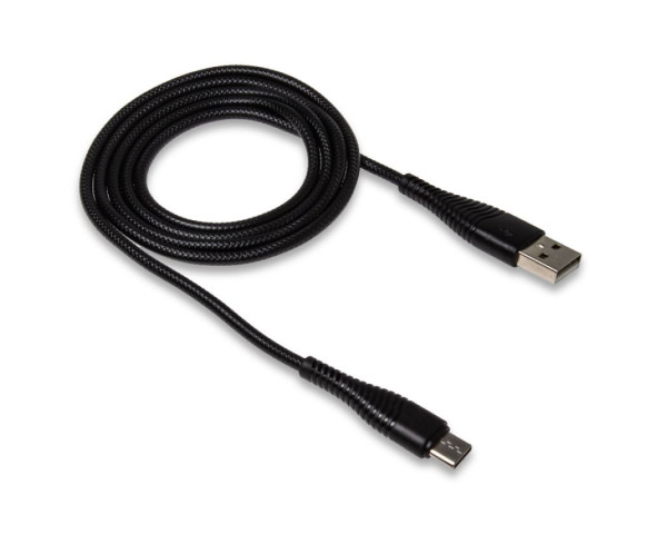 Кабель USB XO NB48 2.1A Type-C прогумований black