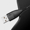 Кабель USB XO NB48 2.1A Type-C прогумований black