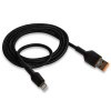 Кабель USB XO NB55 5.0A Lightning тканинний black