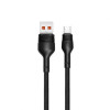 Кабель USB XO NB55 5.0A Micro тканинний black