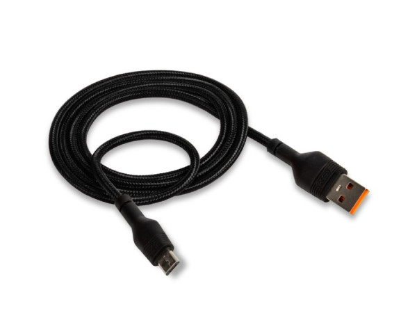 Кабель USB XO NB55 5.0A Micro тканинний black