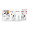 Кабель USB XO NB-P171 2.4A Type-C прогумований black