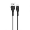 Кабель USB XO NB-Q165 3A Quick Charge Lightning black