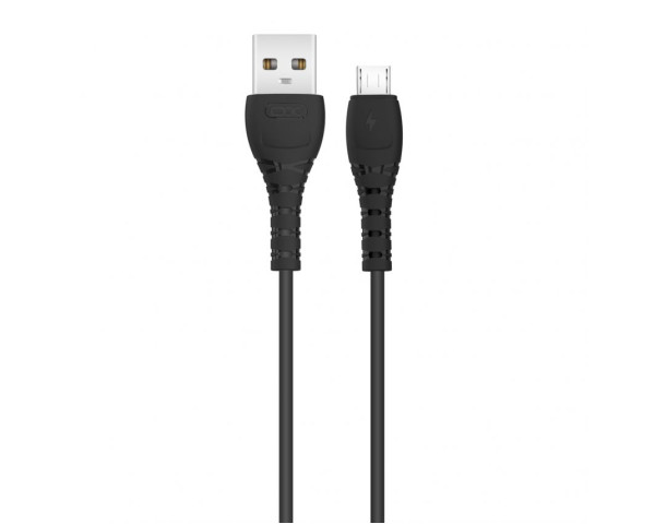 Кабель USB XO NB-Q165 3A Quick Charge Micro black