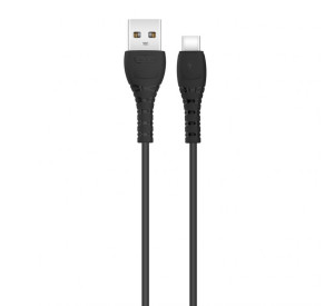 Кабель USB XO NB-Q165 3A Quick Charge Type-C black