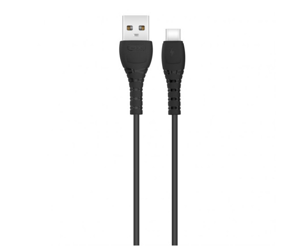 Кабель USB XO NB-Q165 3A Quick Charge Type-C black