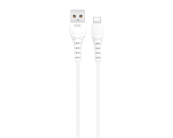 Кабель USB XO NB-Q165 3A Quick Charge Type-C white