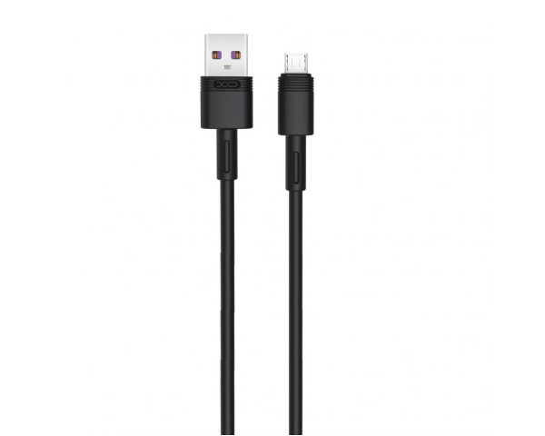 Кабель USB XO NB-Q166 5A Quick Charge Micro black