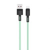 Кабель USB XO NB-Q166 5A Quick Charge Type-C green