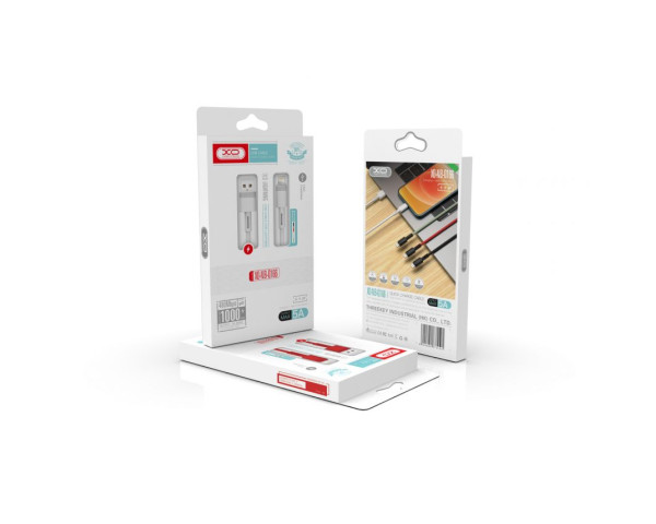 Кабель USB XO NB-Q166 5A Quick Charge Type-C white