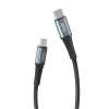 Кабель USB XO NB-Q167 PD 60W Quick Charge Type-C to Type-C black