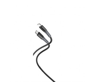 Кабель USB XO NB-Q226B PD 60W Type-C - Type-C силіконовий black