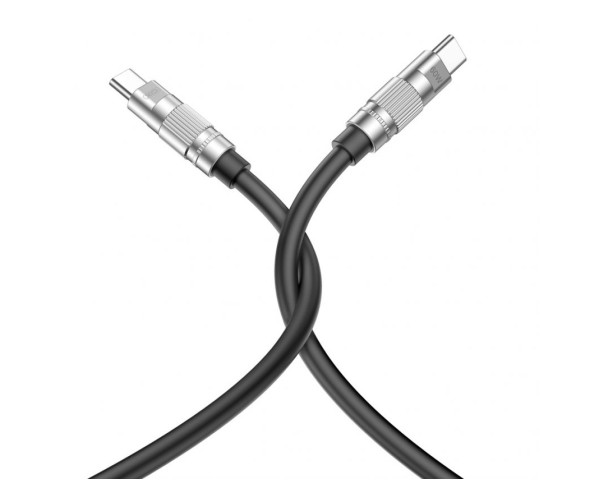 Кабель USB XO NB-Q228B PD 60W Type-C - Type-C 1.2m black