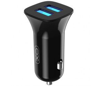 АЗП XO CC31 адаптер 2USB / 12W black