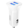 АЗП XO CC31 адаптер 2USB / 12W white