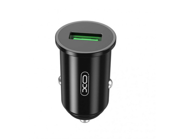 АЗП XO CC35 адаптер 1USB / QC3.0 / 3A black