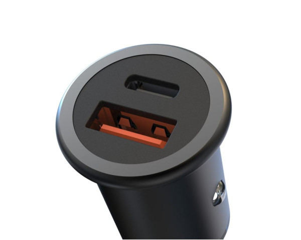 АЗП XO CC38 адаптер PD_3A_18W / QC3.0_3A_20W metal black