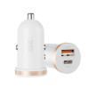 АЗП XO CC56 адаптер PD_3A / QC3.0_3A / 30W Max metal + Type-C white