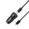 АЗУ XO CC57 адаптер PD 25W + Type-C to Lightning metal black