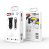 АЗУ XO TZ10 адаптер 2USB/2.4A/12W + Type-C black