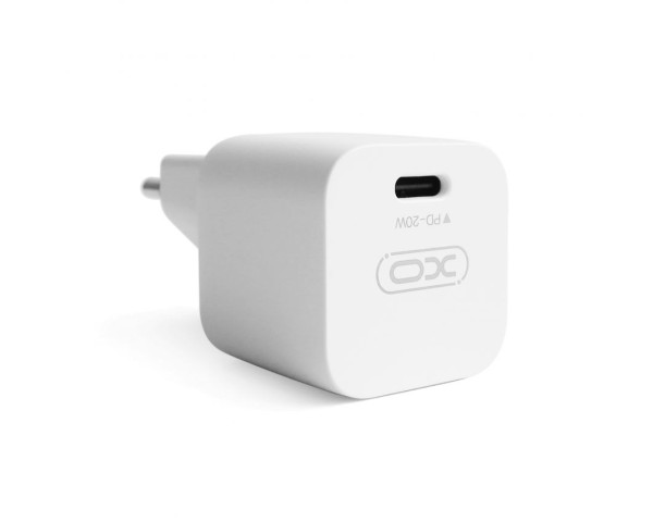 Мережевий зарядний пристрій XO CE01 адаптер PD / 20W white