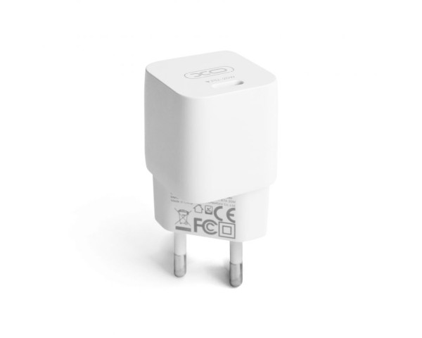 Мережевий зарядний пристрій XO CE01 адаптер PD / 20W white