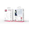 Мережевий зарядний пристрій XO CE04 адаптер Super Si 2xType-C_65W / QC_45W white (PD3.0, QC4+, QC3.0, FCP, MTK та ін.)