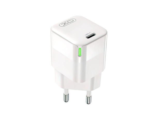 Мережевий зарядний пристрій XO CE06 адаптер PD30W / GaN Technology white