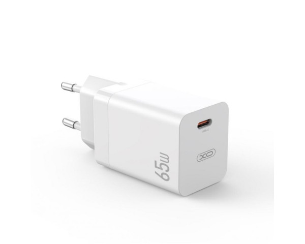 Мережевий зарядний пристрій XO CE10 адаптер PD_65W white