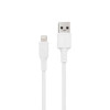 Мережевий зарядний пристрій XO L112 адаптер 1USB / QC3.0 / 18W з LED-індикатором + Lightning white