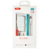 Сетевое зарядное устройство XO L35D адаптер 2USB/2.1А + Type-C white