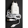 Мережевий зарядний пристрій (адаптер) 2в1 XO L37 1USB / 2.1A + Lightning white