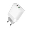 Сетевое зарядное устройство XO L64 адаптер PD/QC3.0/3A/18W + Type-C to Lightning white