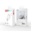 Сетевое зарядное устройство XO L64 адаптер PD/QC3.0/3A/18W + Type-C to Lightning white
