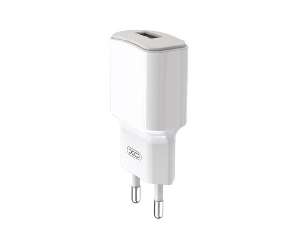 Сетевое зарядное устройство XO L73 адаптер 1USB/2.4A/12W white