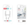 Сетевое зарядное устройство XO L73 адаптер 1USB/2.4A/12W white
