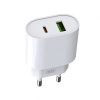 Сетевое зарядное устройство XO L81A адаптер PD_20W/QC3.0_3A max white